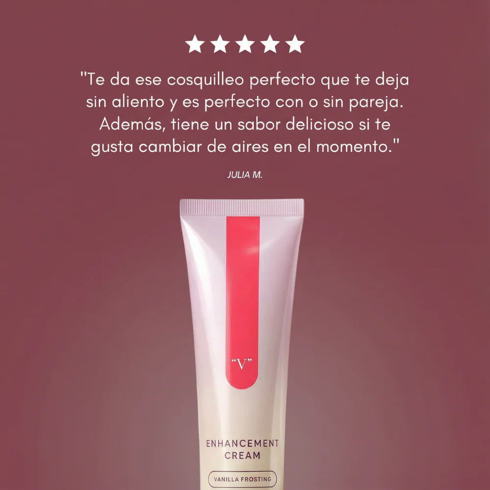 Crema Potenciadora Veloria™ Glaseado de Vainilla
