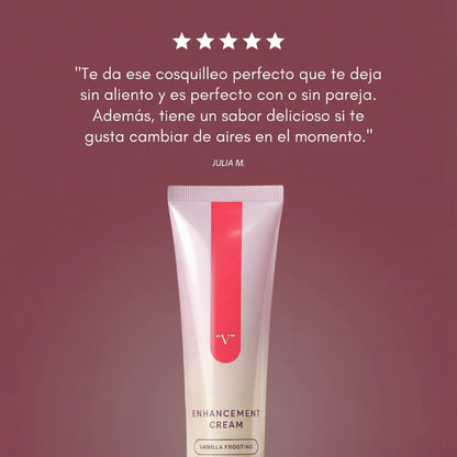 Crema Potenciadora Veloria™ Glaseado de Vainilla